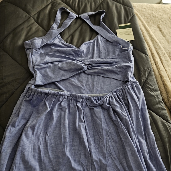 Women's Blue Halara Romper - Picture 3 of 4